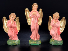 VINTAGE PAPER MACHE NATIVITY ANGELS 5