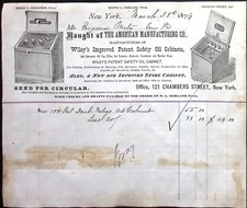1874 American Mfg Co Wiley's Improved Patent Safety Oil Cabinets 7