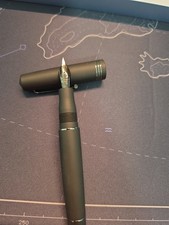 Leonardo Momento Zero Matte Black with Ruthenium Fountain Pen Fine Nib picture