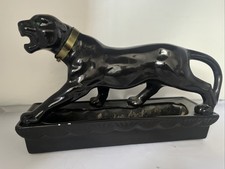 Vintage Lane & Co, LA Calif Black Panther Planter Art Deco MCM 1953 picture