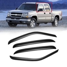 Window Visors for 01-07 Chevy Silverado/GMC Sierra, Rain Guards Vent Deflector S picture