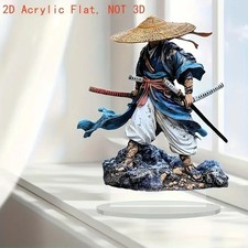 1PCS Samurai Desktop Decoration Statue - Traditional Martial Arts Warrior Decora picture