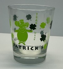 Trader Vic’s St. Patrick’s Day Rock Glass Shamrock Lucky Leprechaun Tiki picture