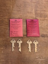 Vintage Diebold Keys for Safety Deposit Box Lot As Shown picture