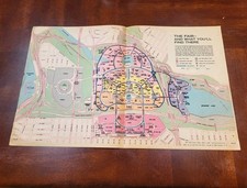 NEW YORK WORLD'S FAIR   21x13   Sunday News  4/12/64  Center Page Map picture