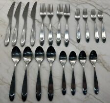 Gourmet Settings STAND BY Service For 4 20 Pc Lot flatware spoons Forks knives picture