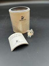 Swarovski Crystal: Mini Pig Figurine w/ Disk Tail, Certificate, & Box picture