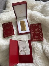 Cartier Must De Cartier Gold Briquet Lighter New  picture