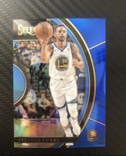 2017-18 Panini NBA Select Concourse #32 Blue Prizm Stephen Curry /299 picture