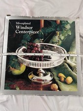Old Hampshire Silversmiths Silverplated Windsor Centerpiece Footed Tray picture