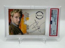 2002 Inkworks Alias Bradley Cooper Will Tippin A4 Autograph Auto PSA 8 picture