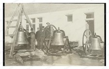 Newton Upper Falls Massachusetts Church Bells Standard Postcard COPY RPPC picture