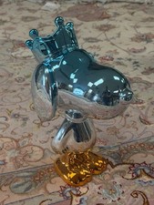 Snoopy Figure Blue Clear Gold  Chrome- 12.6”  32cm picture