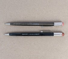 Vintage Scripto & Skilcraft US Government Mechanical Pencils Pair USA picture