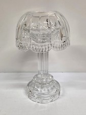  Shannon Godinger Fairy Lamp 24% Lead Hurricane Pedestal Candle Holder 12