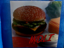 mcdonalds Mc DLT  translite  sign  21 3/4