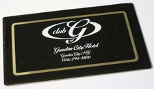 Garden City Hotel CLUB G New York LITTLE BLACK BOOK Phone and Addresses VINTAGE picture
