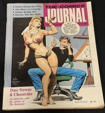 THE COMICS JOURNAL #117 DAVE STEVENS CHEESECAKE COVER INTERVIEW GGA 1987 picture