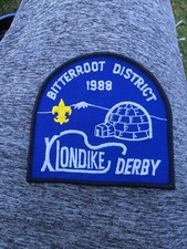Vintage 1980s BSA Montana Council Scouting Patch Lot Of 9 Klondike Derby Scout  picture