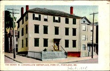 Postcard 1905 postcard of Henry W. Longfellow's birthplace picture