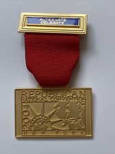 2004 Republican National Convention Alternate Delegate Badge George W Bush Medal picture