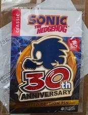 🦔 Sonic The Hedgehog 30th Anniversary Enamel Pin Limited Edition Official New picture