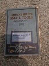 Brown & Sharpe Small Tools Catalog No. 31 1929 Gauges Cutters Clamps picture