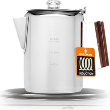 COLETTI Bozeman Induction Coffee Maker — Percolator Coffee Pot, Coffee Percolato picture