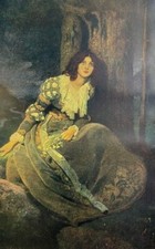 1907 Vintage Magazine Illustration Lorna Doone by Sigismond De Ivanowski picture