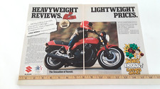 1982 - 1983 SUZUKI  GS 1100 - ORIGINAL 2 PAGE AD picture