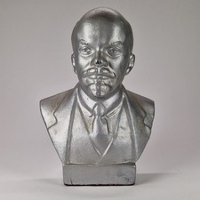 Vintage Soviet Bust Vladimir Lenin USSR 1960s Communism Sculpture Proraganda picture
