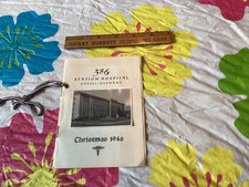 1946, CHRISTMAS,KASSEL /GERMANY ,Station Hospital  COL Frank T  Chamberlin ,Menu picture