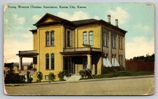 1909 YWCA Kansas City, Kansas Postcard - Knox & Co. Vintage YWCA Building picture