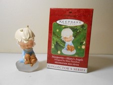 2000 Hallmark Ornament Mary's Angels Marguerite w Bunny #13 in Series picture
