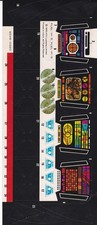 1976 Space 1999 Eagle 1 Original Mattel Sticker Label Sheet Unused 9548-0320 picture