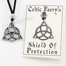 TRIQUETRA Necklace Pendant Charmed Talisman Trinity Knot Irish amulet picture