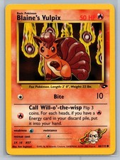 Gym Challenge #066/132 Blaine's Vulpix picture