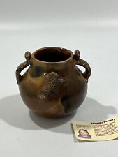 Vintage Rare Betty Manygoats Navajo Pottery Vase 3.5