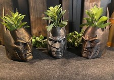 Vintage style Batman Flower Pot Planter Pencil Cup picture
