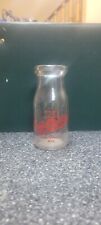 Vintage Crystal Fountain Dairy Clintonville, Wi Half Pint milk bottle   picture