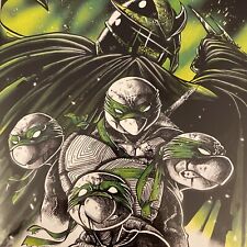 TMNT: Black, White, and Green #1 Limited Eskivo VIRGIN Cover picture