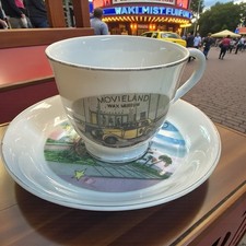 Vintage Movieland Wax Museum Buena Park, CA Cup & Saucer picture