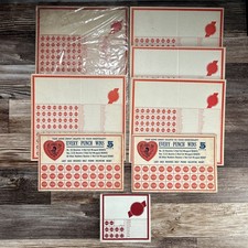 Vintage Trade Stimulator Cards Lot 1940s-1950s Unpunched Gambling Gaming picture