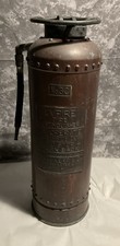 Antique John Kerr -Brass Empire Fire Extinguisher Firefighting  - Collectible picture