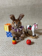 Miniature Bunny with toys approx. 2.5