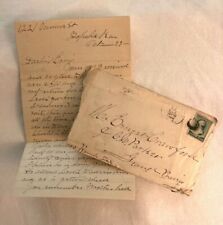 Letter from 1888 with envelope picture