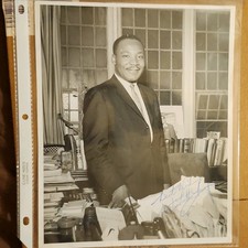 James H. Allen: Dr. Martin Luther King Jr. Signed  Photo Best Wishes picture