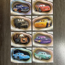 2025 Topps Chrome Disney Cars Movie Set (8) Cards picture