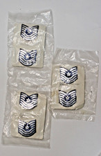 6 – USAF 1983 Air Force Insignia, Grade Master Sergeant Lapel & Hat Pins 1