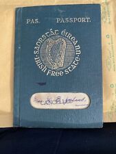 Vintage 1938 Ireland Cancelled Passport Mary Garland B18471 picture